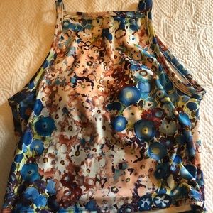 Kortni Jeane Deep Sea Floral Squared Up Top